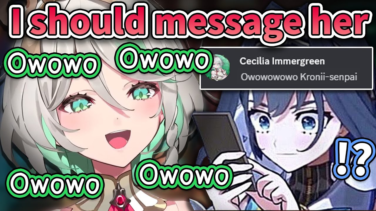 Cece Randomly Messaged Kronii in the Middle of the Stream To Tease Her