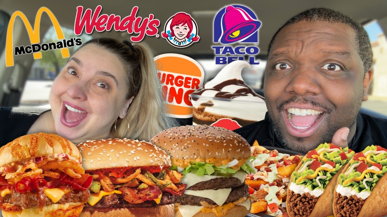 Testing EVERY NEW Fast Food Menu Item For 24 HOURS!