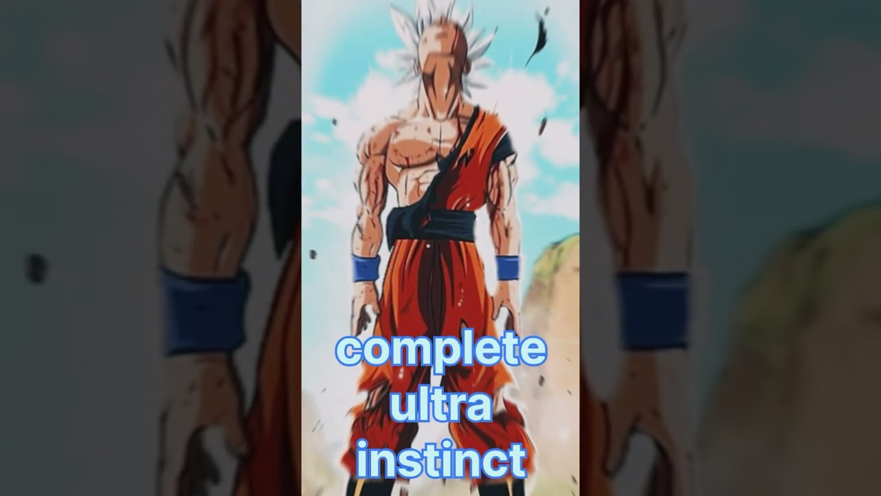 6 ultra instinct form of Goku.                  #goku #ui #mui #pui #cui #tui