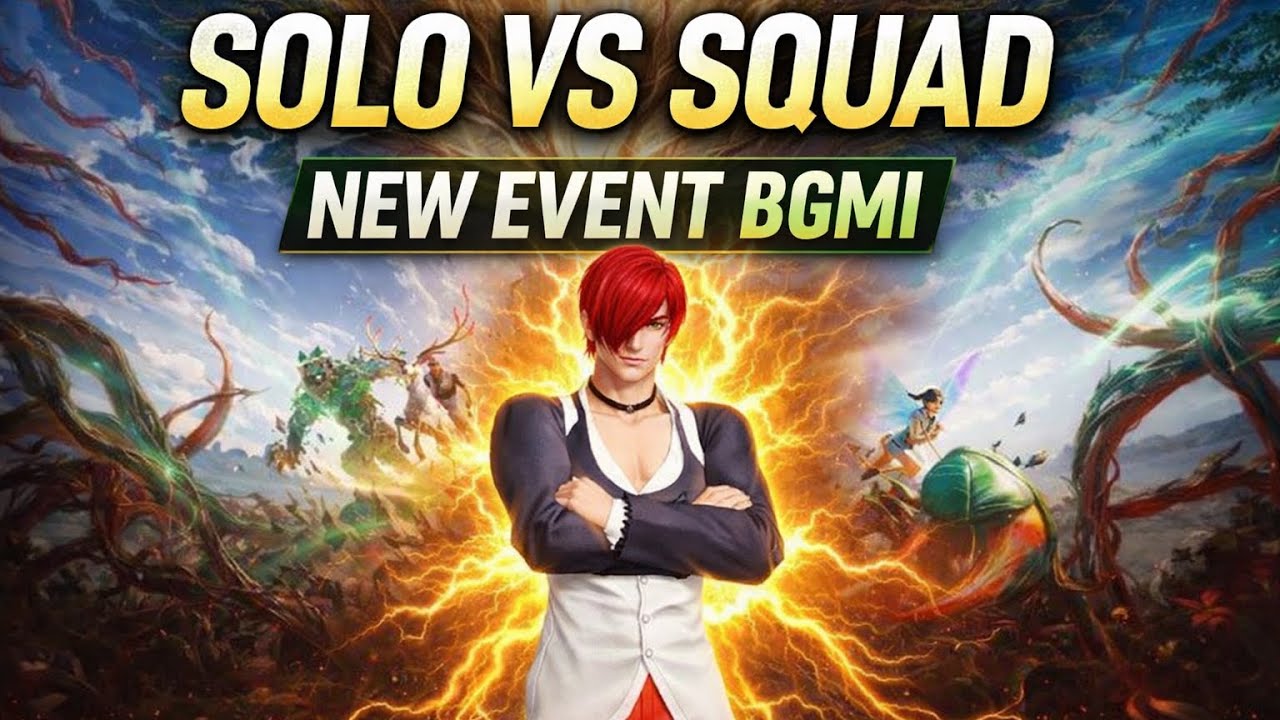 SOLO VS SQUAD NEW Event || BGMI || #bgmi #bgmilive