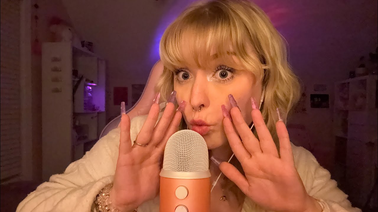 ASMR Whispering Tingly Trigger Words Till They’re Inaudible and Then Mouth Sounds ✨😏🩷