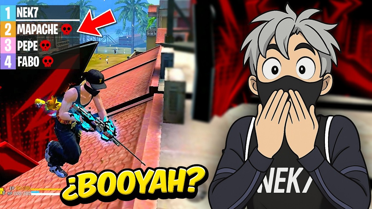 ¡ASI SE RESUELVE UN BOOYAH CUANDO TU ESCUADRA ESTA MUERTA! 😱🔥 FREE FIRE