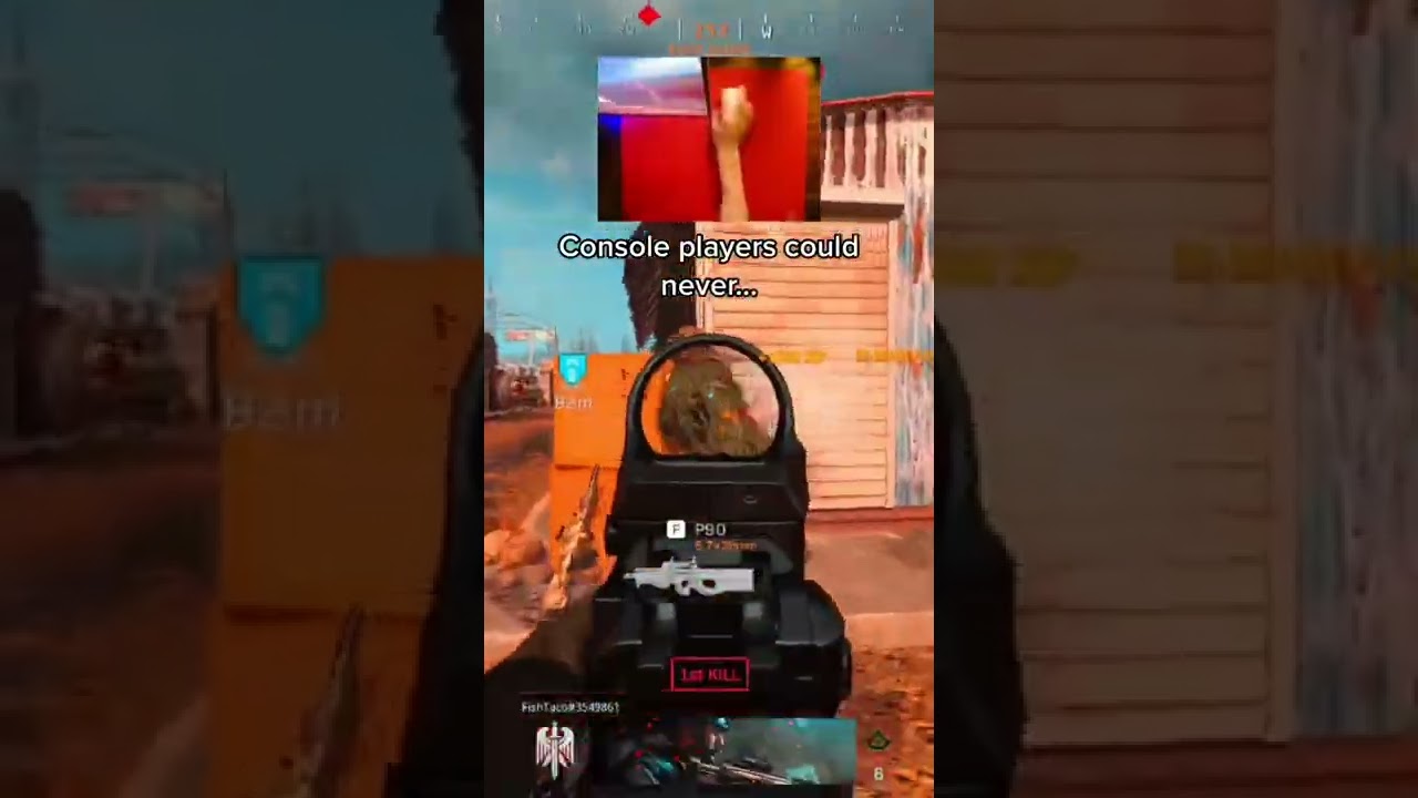 Call of Duty, we don't need no aim assist when we have this aim... #shorts