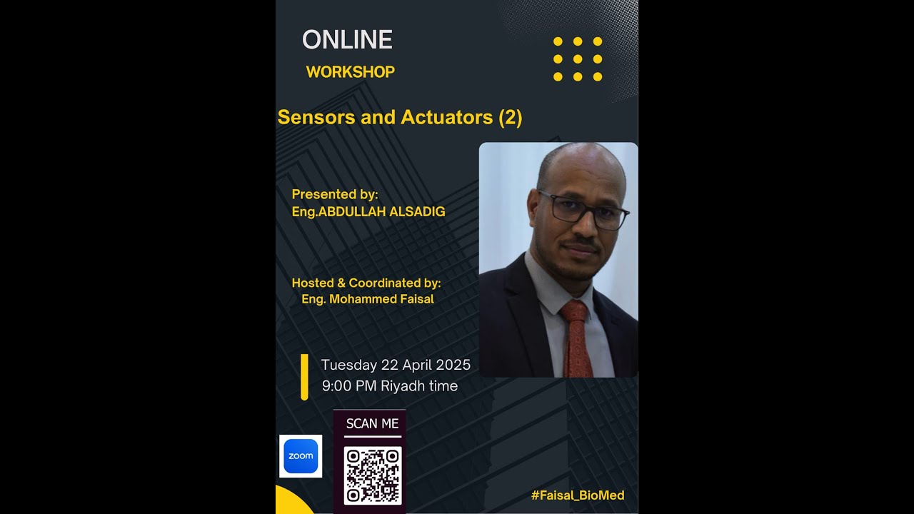 الورشة الثانية  Sensors & Actuators  الجزء 1