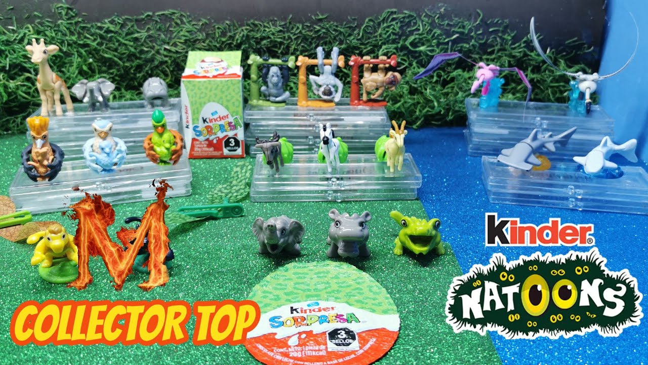 Coleccion Completa Natoons de Animales de Kinder Sorpresa 2021