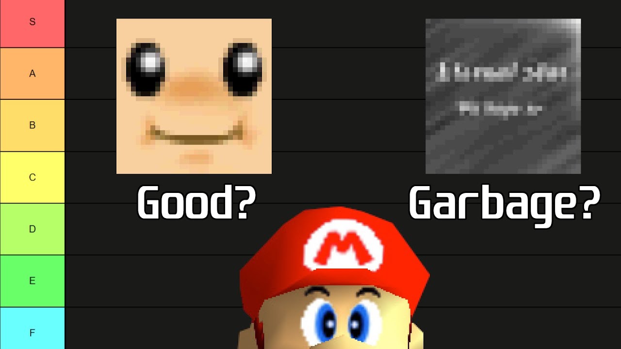 The Super Mario 64 Texture Tier List