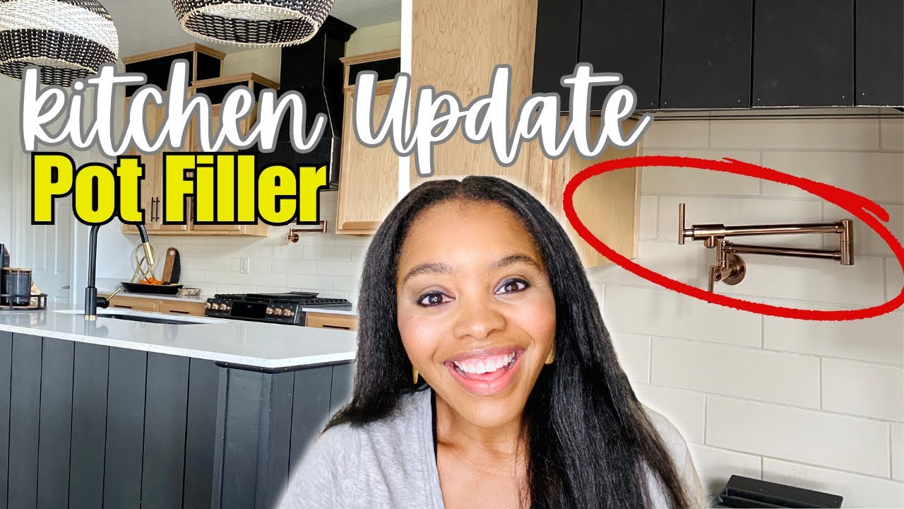 Installing Our POT FILLER | New Home Kitchen Update