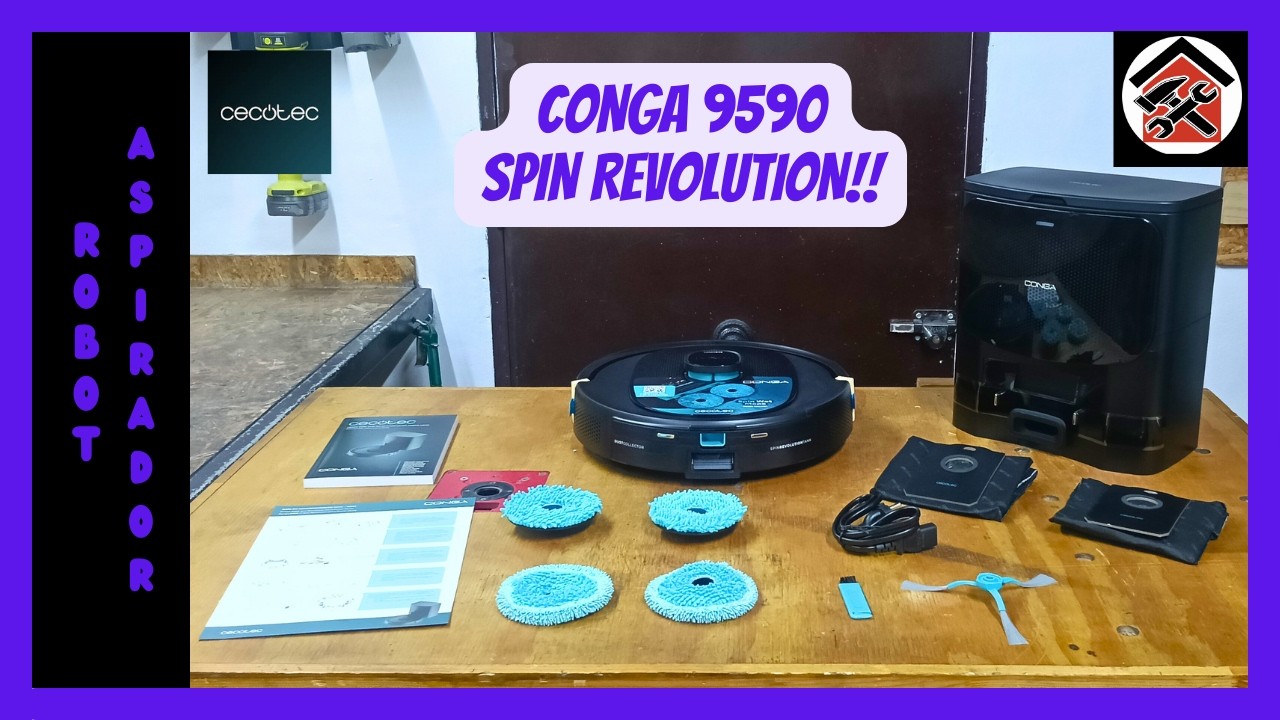 CECOTEC CONGA 9590 SPIN REVOLUTION | ¿ES EL MEJOR ROBOT ASPIRADOR CALIDAD-PRECIO?