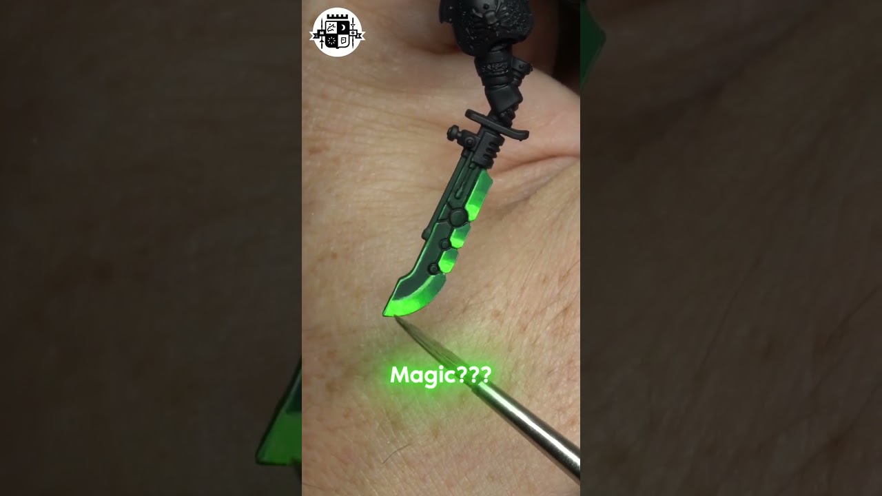 Painting a Necron Blad using just a brush