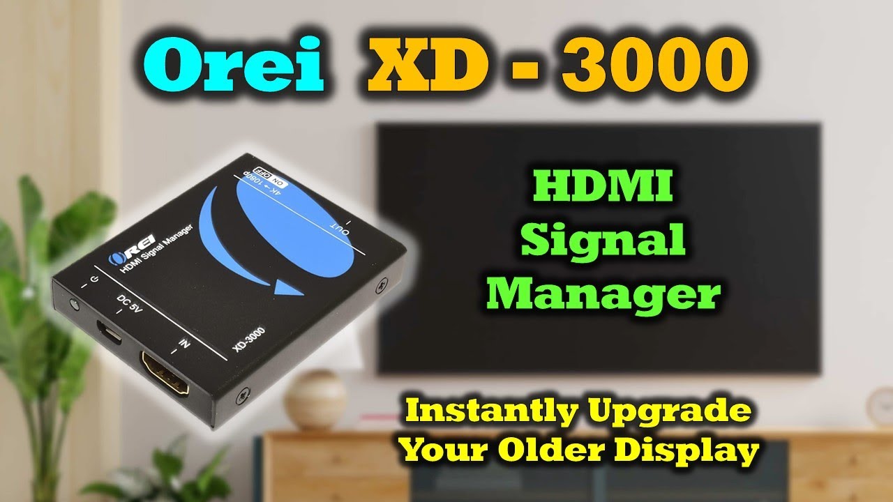 Play 4K Media on your old Display - Orei XD-3000 Review