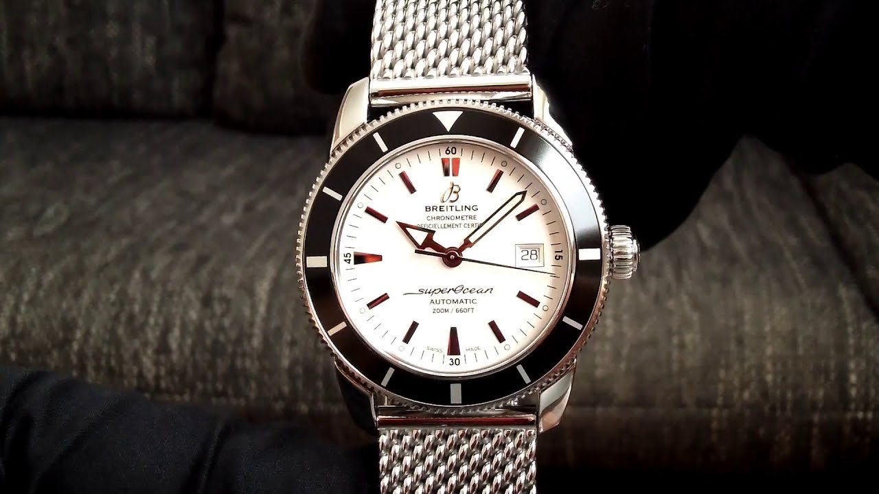 Breitling SuperOcean Heritage 42 ''Stratus Silver''