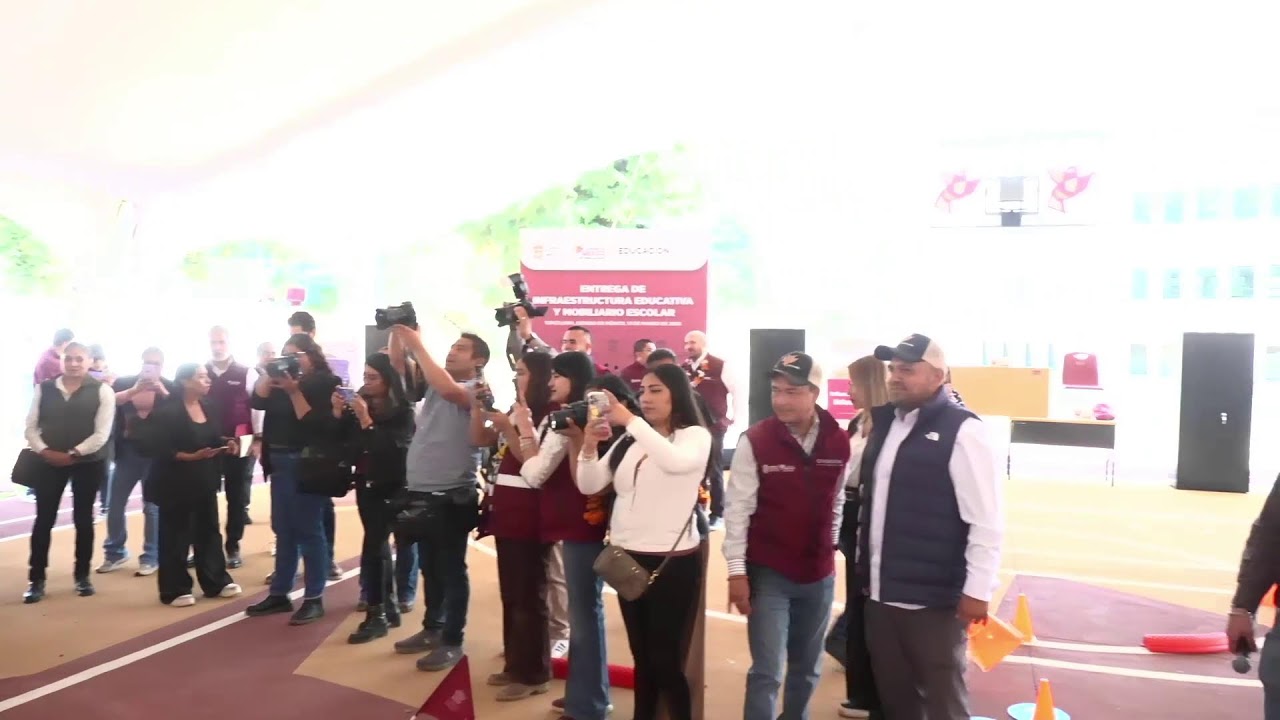 #ENVIVO | Entrega de Infraestructura Educativa y Mobiliario Escolar, en #Tepetlixpa.