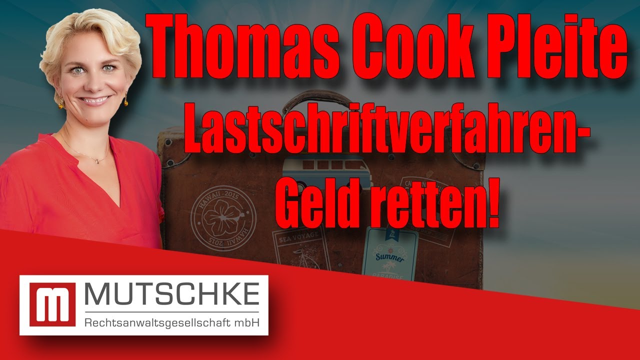 Thomas Cook Pleite: Geld retten beim Lastschriftverfahren