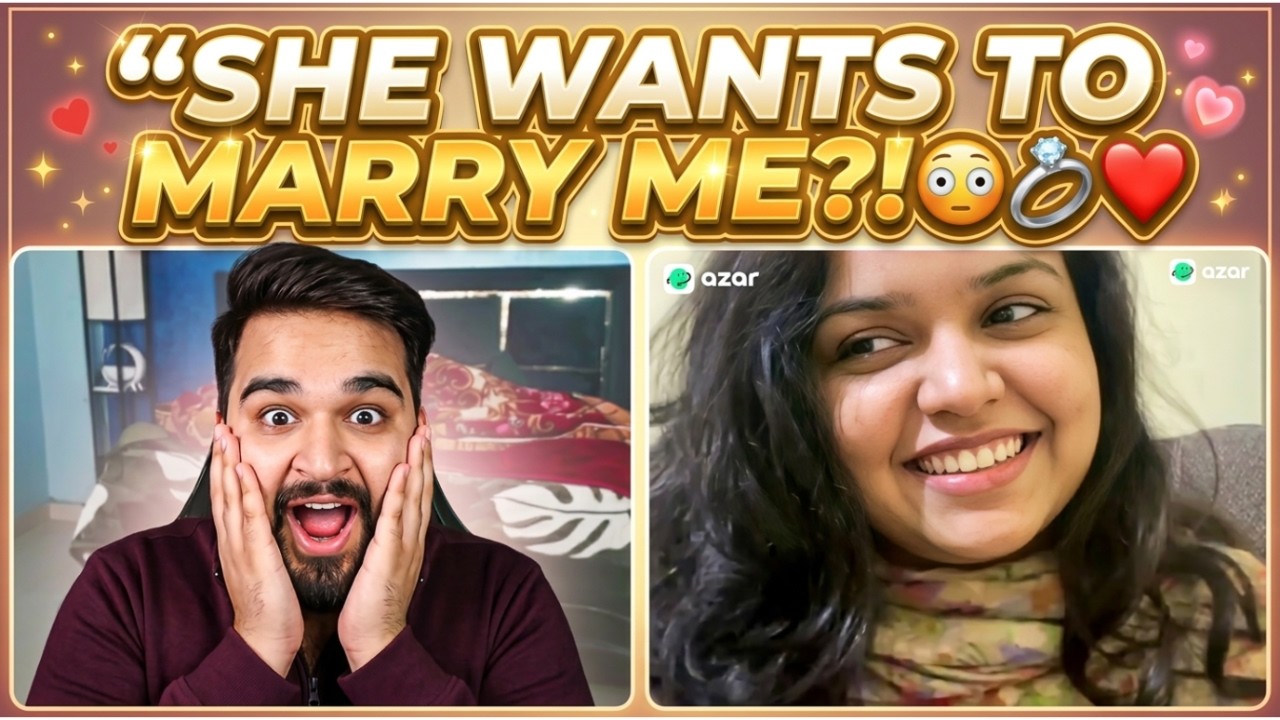 She Proposed me on Omegle 🌚🌹| Omegle Highlights | Girls Omegle chat