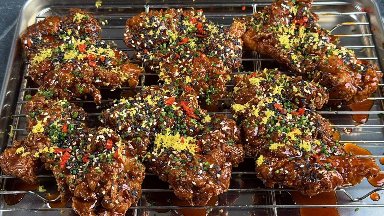 🍗 Хрустящая курица в стиле KFC c острым соусом | простой рецепт