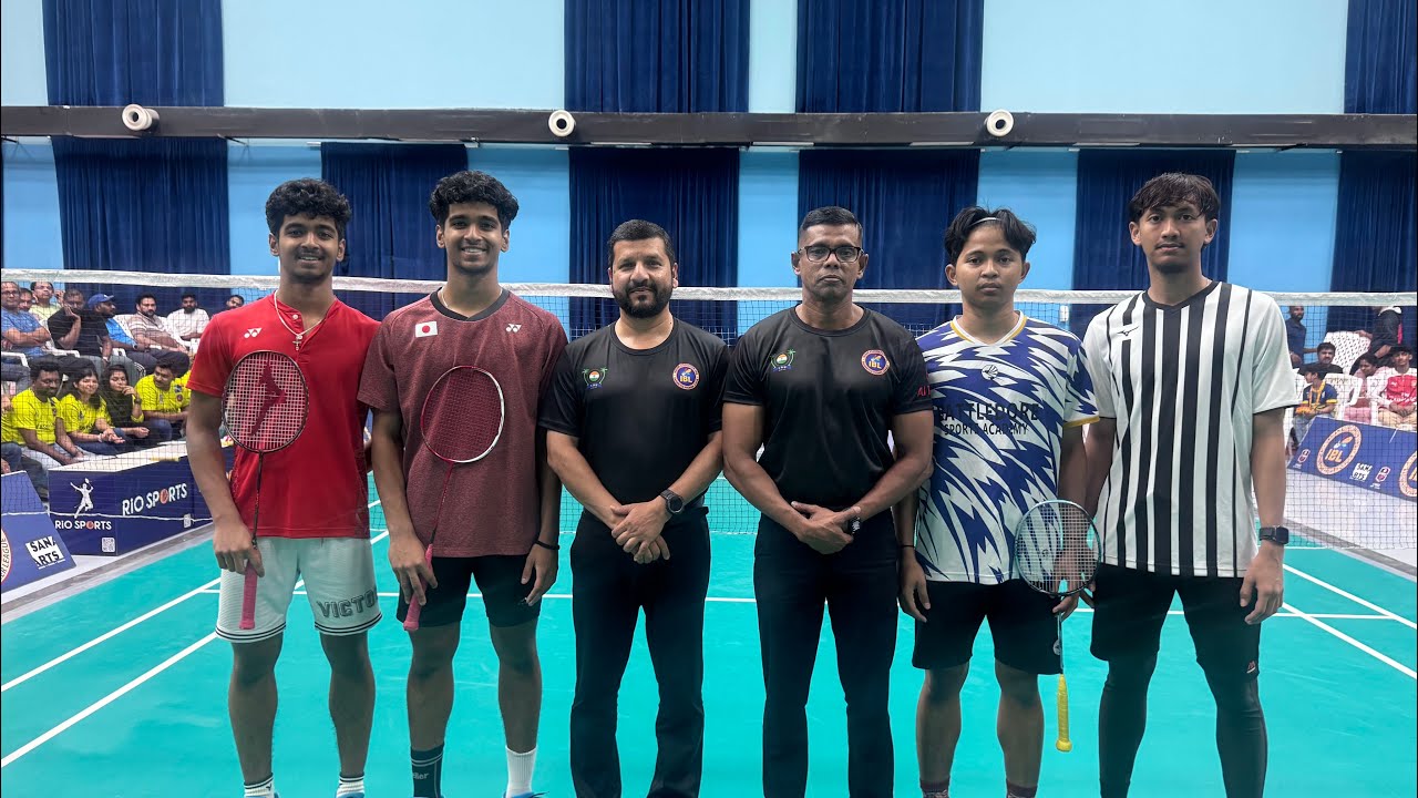 IBL BADMINTON PREMIER LEAGUE 2025 FINAL  DEV/DHIREN  VS  HAMZA / BAGAS✨️✨️✨️