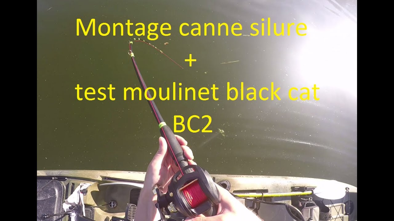 Rodbuilding: montage canne casting silure+test moulinet black cat BC2
