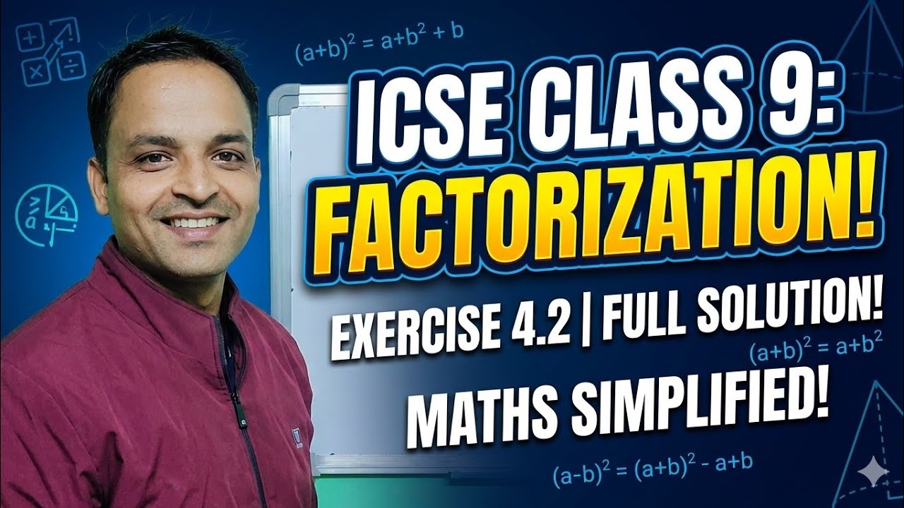 factorization class 9 ex-4.2 ML agrawal
