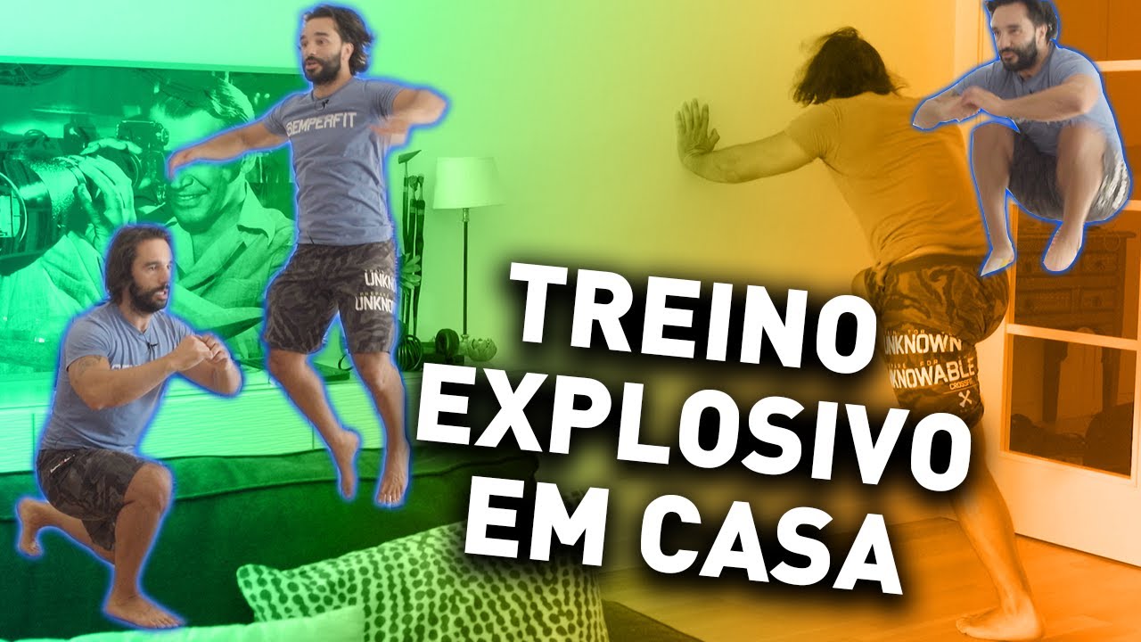 Treino de Velocidade e Explosão em Casa! (Sprints e Saltos)