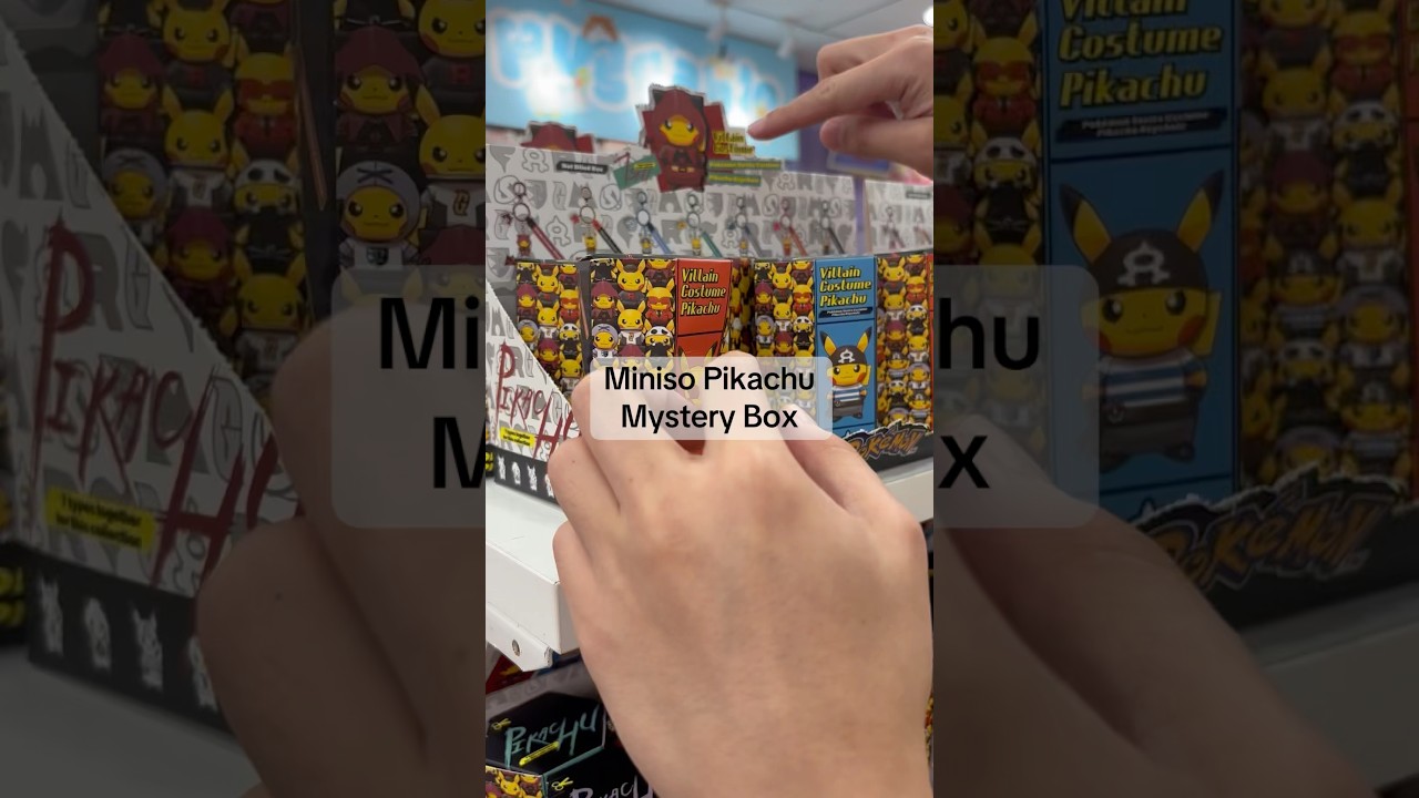 @Miniso Philippines #miniso #mysterybox #pokemon #pikachu #shopping
