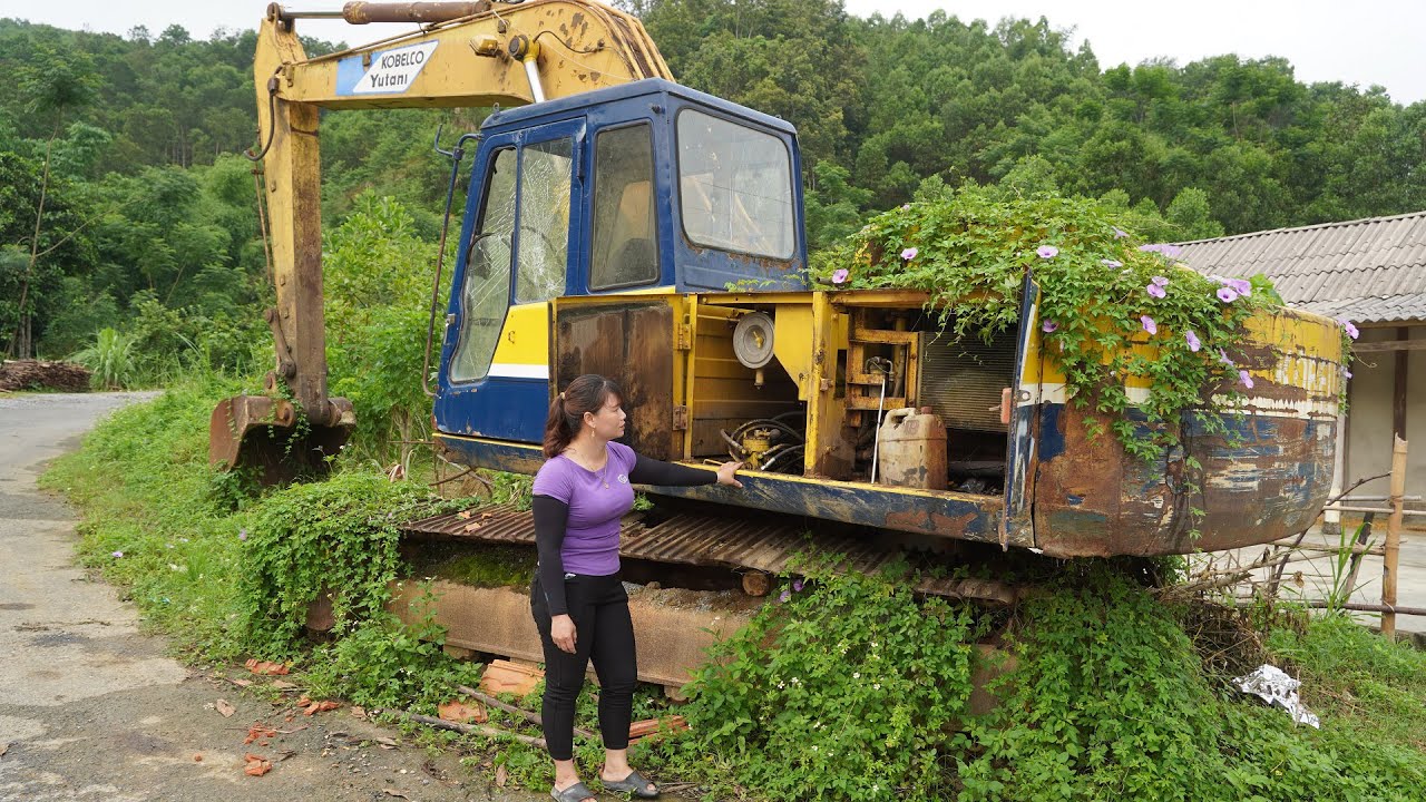 Abandoned Machine for Many Years - Girl Restored It, Engine Fuel Injection System Repair