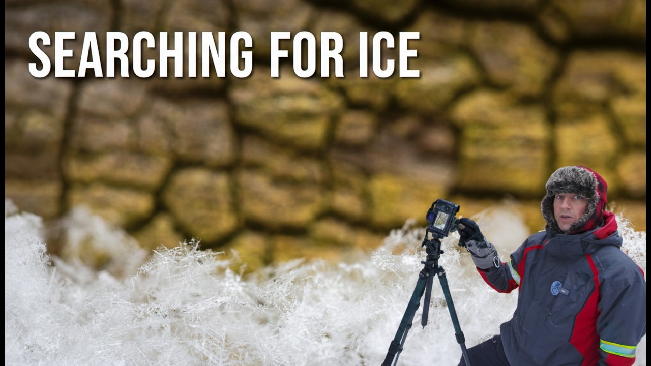 Searching for ice: Landscape and Macro Photography under the snow