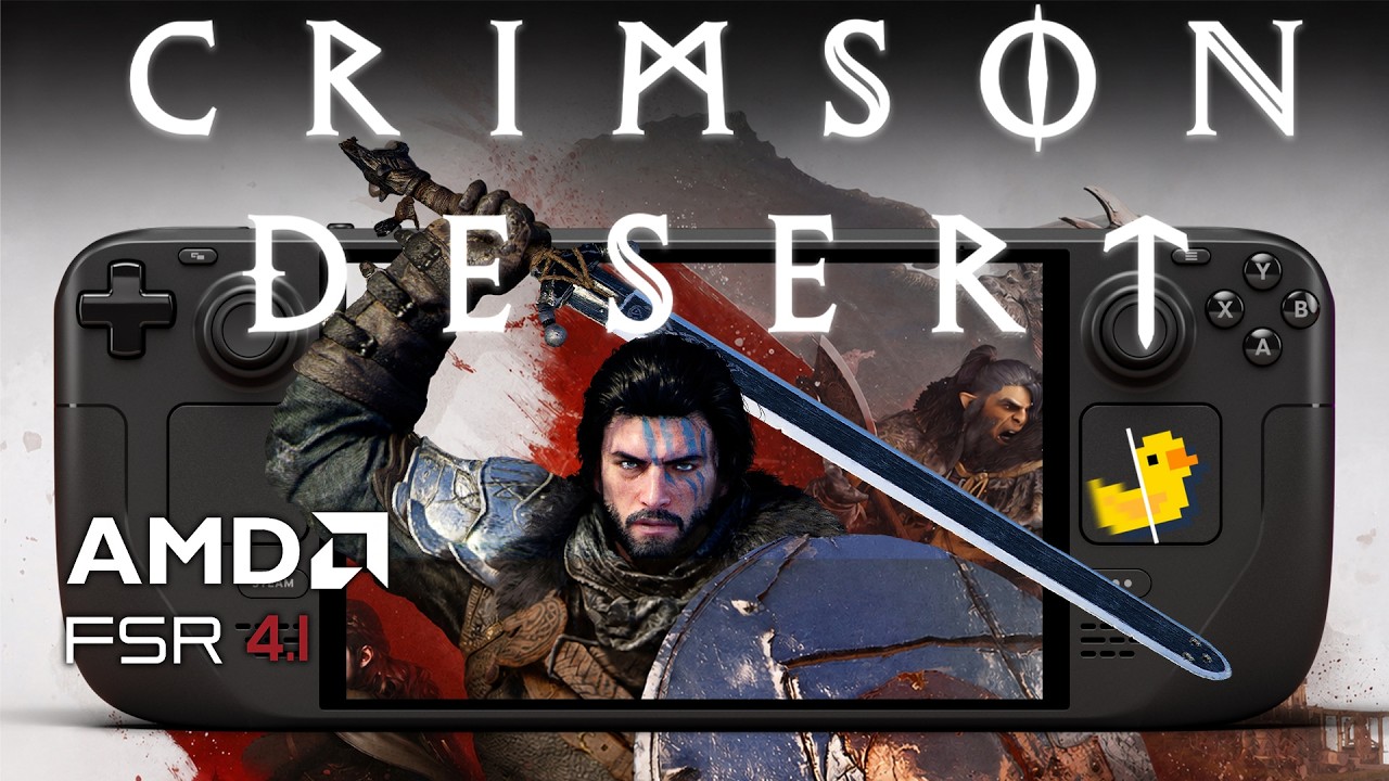 Crimson Desert on Steam Deck &mdash; FSR 4.1 & Lossless Scaling Performance Test
