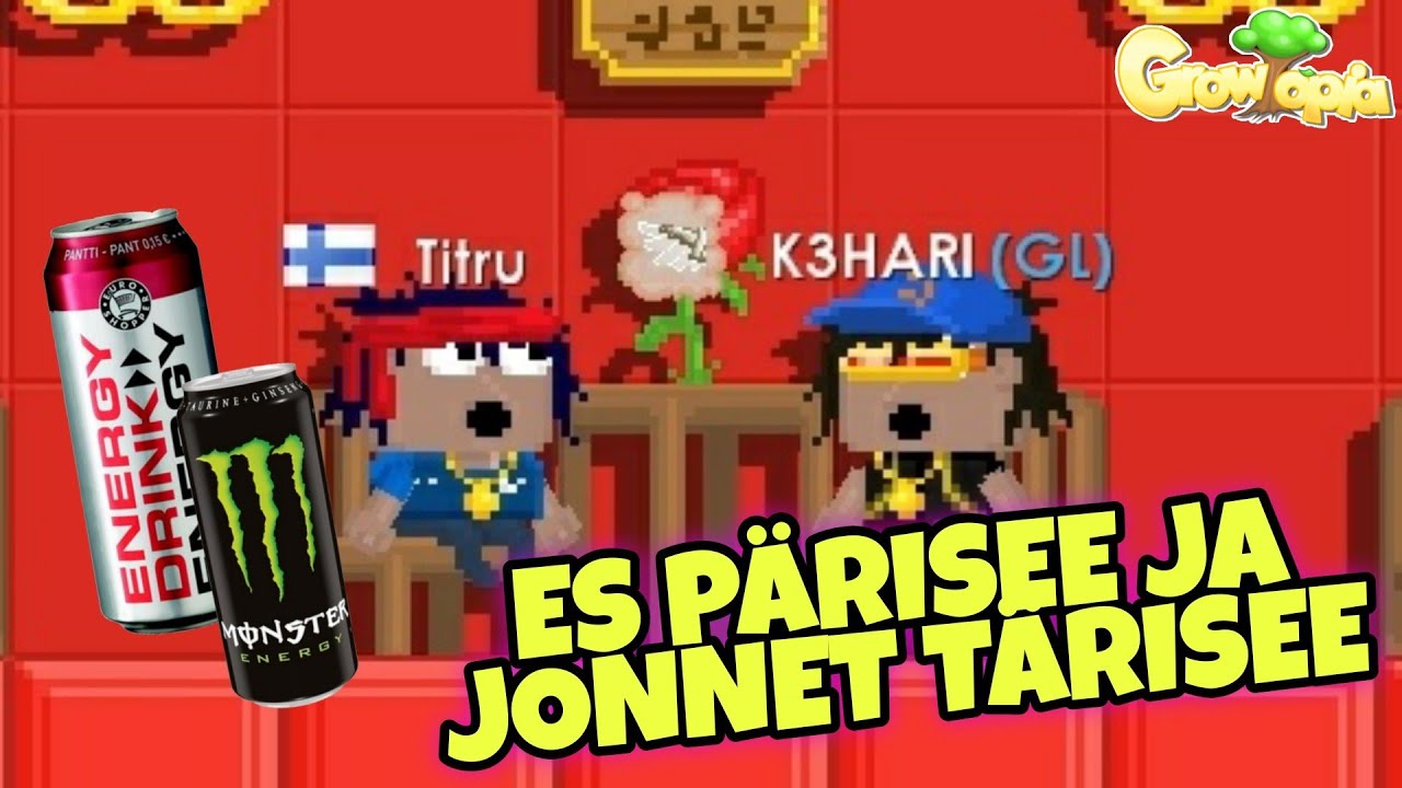 ES PÄRISEE JA JONNET TÄRISEE - Musiikkivideo || Growtopia Suomi