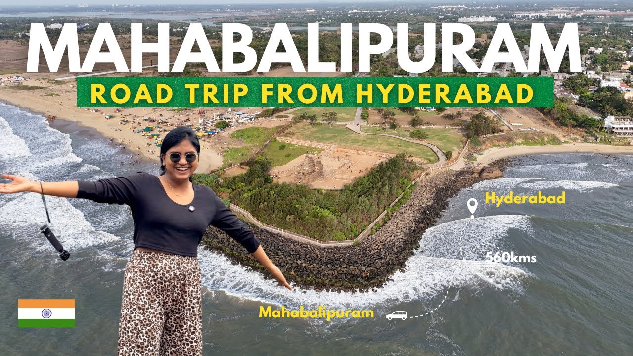 EP-1 Hyderabad to Mahabalipuram Road Trip 🚗  | Tamilnadu | Telugu Couple,itinerary,road trip ,stays