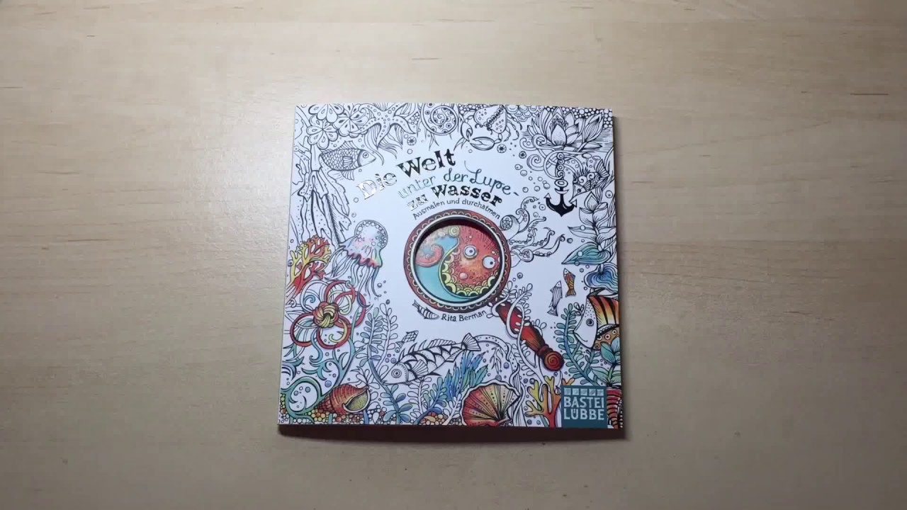 Die Welt unter der Lupe zu Wasser by Rita Berman - German Coloring Book Flip Through