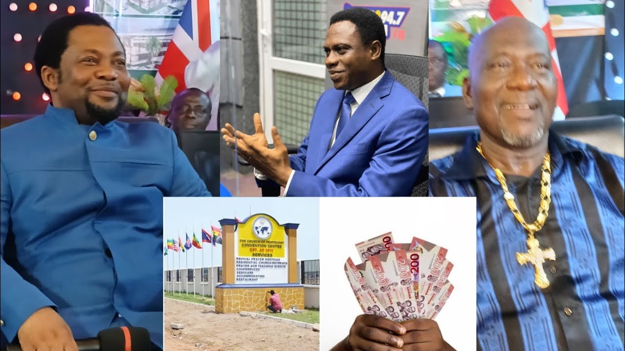 Wonders Church Of Pentecost Sharing Money For Church Members At Bohye Prayer And Revival Centre 