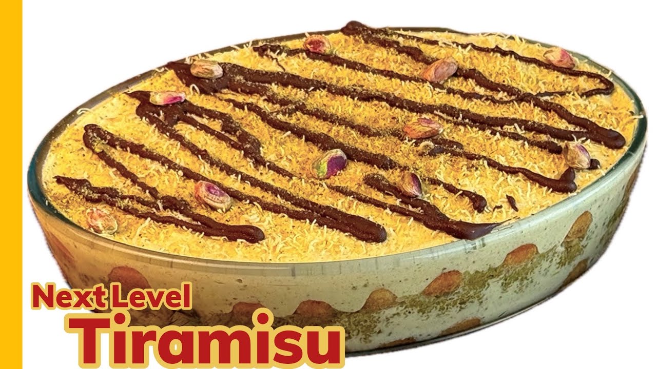 The Most Luxurious Dubai Chocolate Tiramisu Ever✨ Make the Millionaires’ Favorite Tiramisu at Home😍