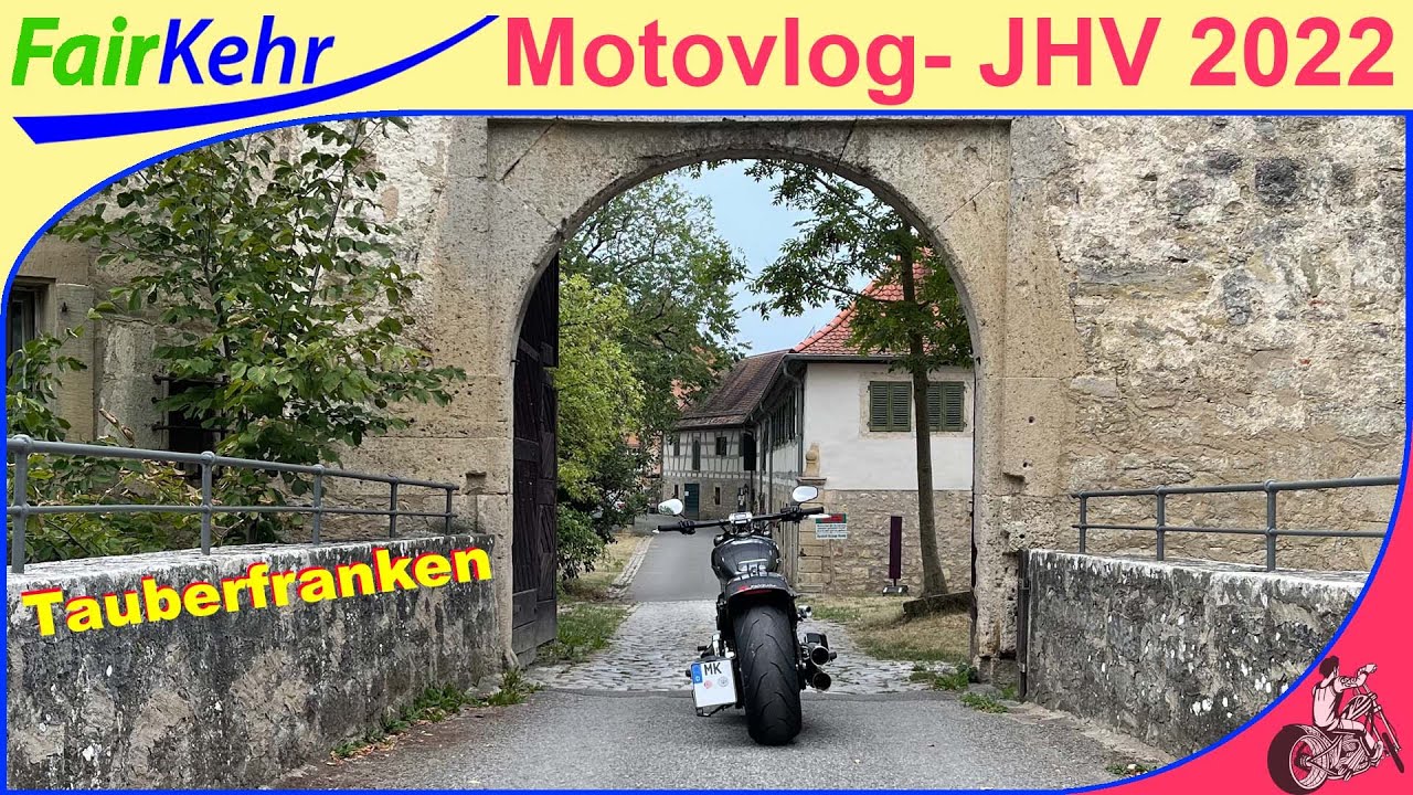 Mit der Harley Davidson Breakout in Tauberfranken - #motovlogde22