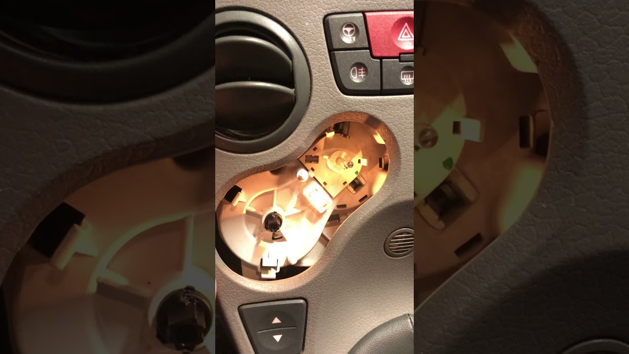 Sostituzione luci cruscotto Fiat panda