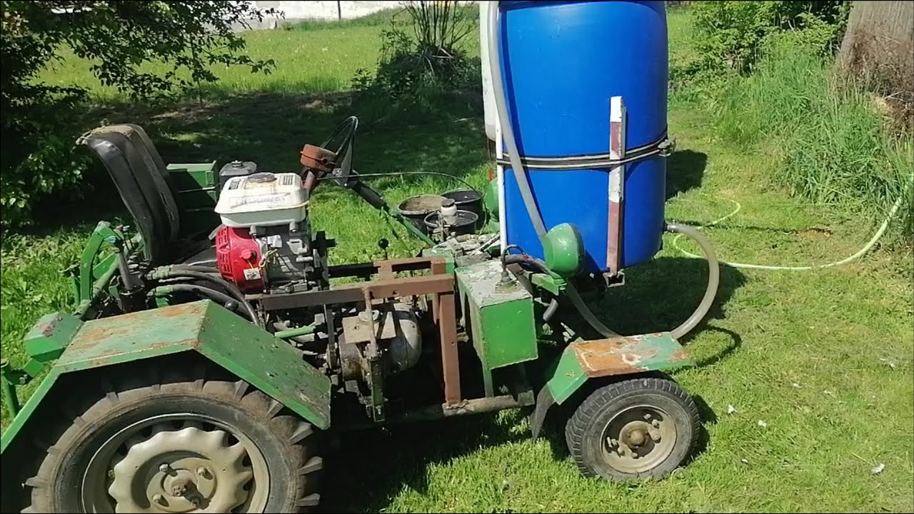 Homemade malotraktor, progres, k čemu ho reálně využívám? Stabilní motor german 7.5 HP