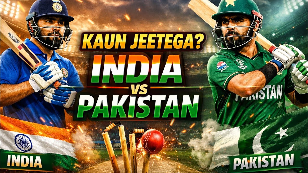 INDIA 🇮🇳 vs PAKISTAN 🇵🇰 LIVE | Kaun Jeetega Aaj? live stream