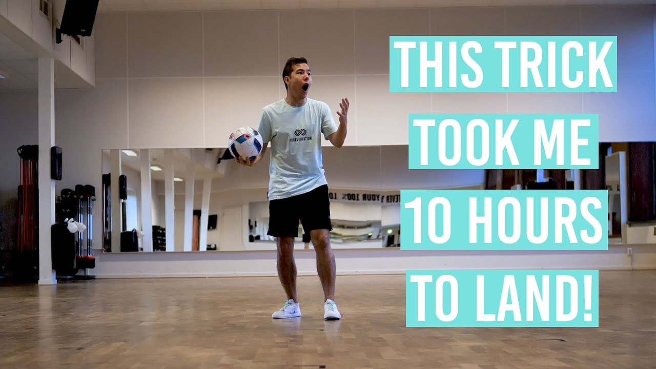 How I landed one of my craziest freestyle tricks! - Football Freestyle