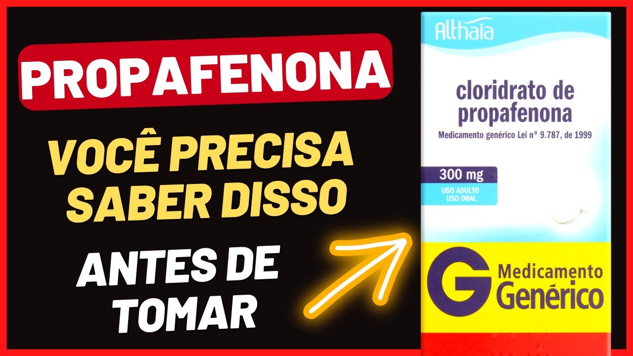 💊 PROPAFENONA RITMONORM VATIS TUNTA | EFEITOS COLATERAIS | INDICAÇÕES TUDO SOBRE ESSE ANTIARRITMICO