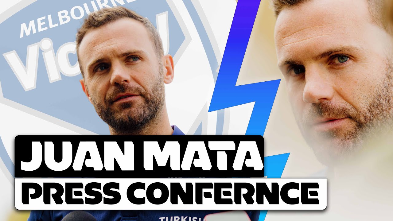 Juan Mata Speaks as a Melbourne Victory Player for the First Time 👏💬