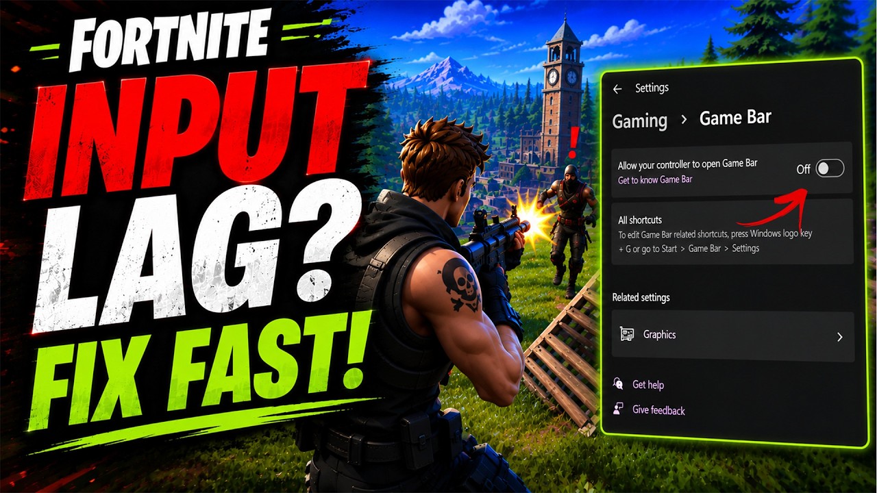 Fortnite тормозит? Исправляем задержку ввода и повышаем отзывчивость БЫСТРО! (Полное руководство)