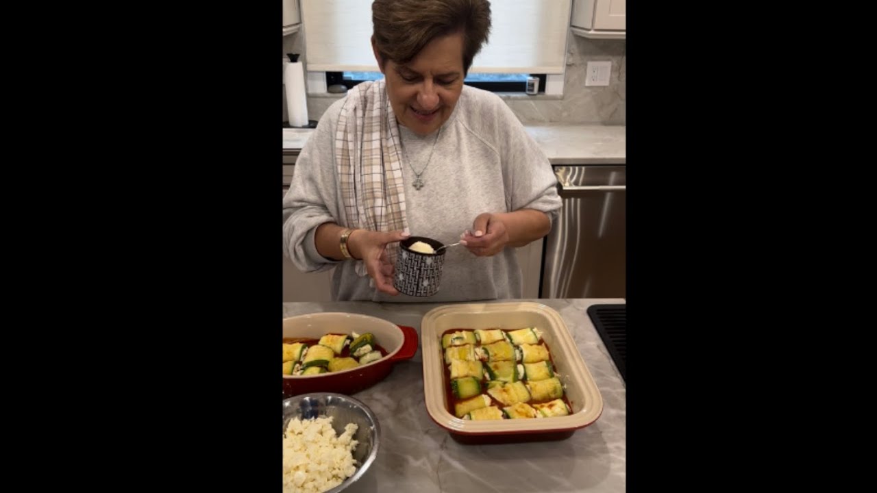 Zucchini Rollatini w/ Homemade Ricotta❤️