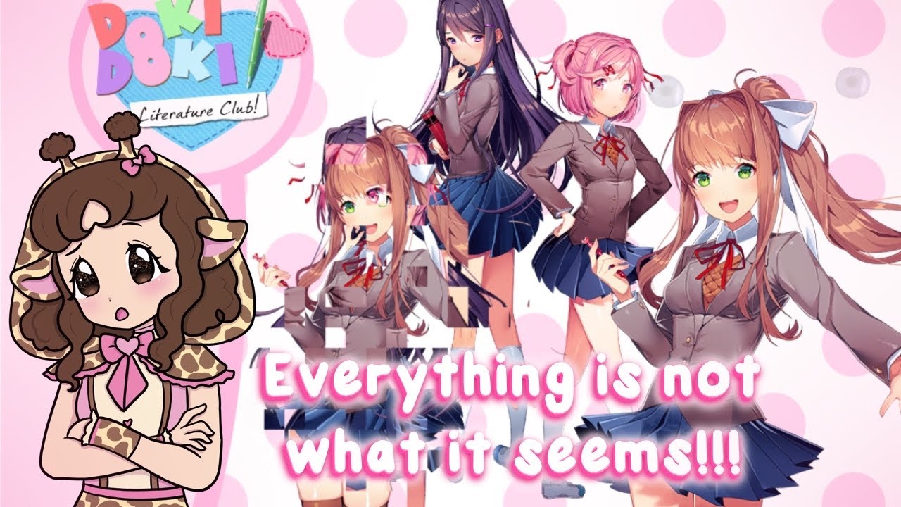 💖 Doki Doki Literature Club💖 these girls NEED HELP!! (not sutible for all audiences!!)