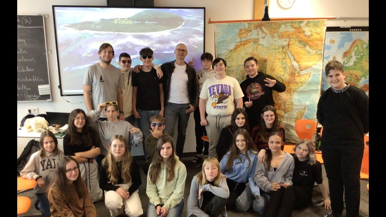 Abenteuer Wind und Sonne - Michael Puttinger besucht unsere Schule