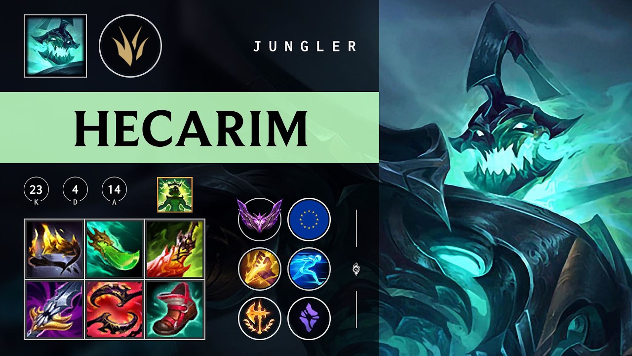 Hecarim Jungle vs Vi - EUW Master Patch 26.07