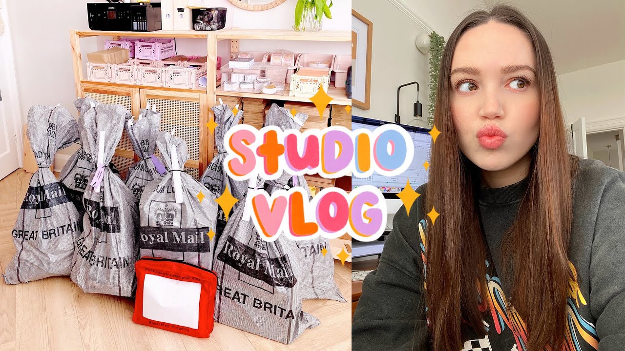 STUDIO VLOG ✨ launch day madness!