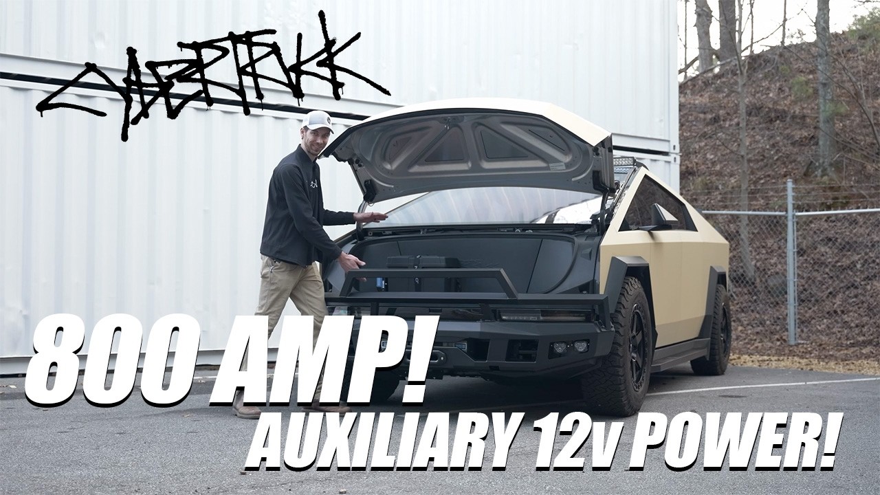 ⚡️ Adding High Output Auxiliary Power to Cybertruck - DIY Step-by-Step Installation Instructions ⚡️