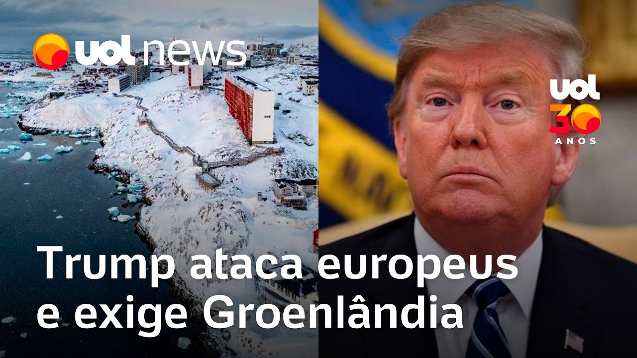 Trump ataca europeus e diz que eles 'não resistiriam muito' à anexação da Groenlândia aos EUA