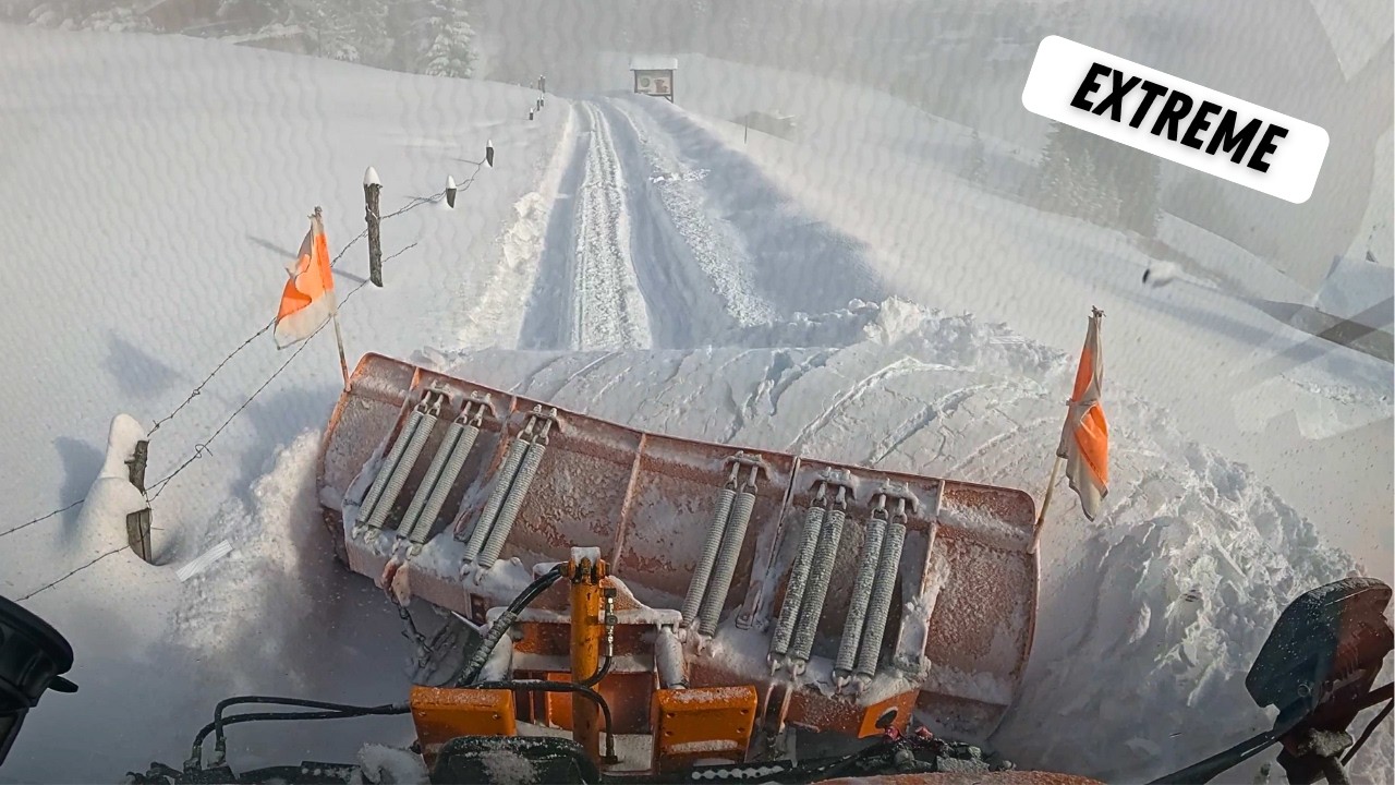 ❄️Extreme snow clearance in the Austrian Alps❄️Deep snow clearance with @Agrarvideos Lipperhof #asmr