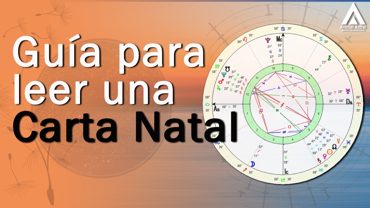 Usa esta guía para leer una Carta Natal