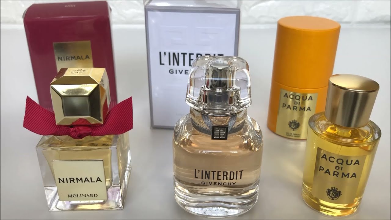 Парфюмерные покупки Molinard, Acqua di Parma,Givenchy